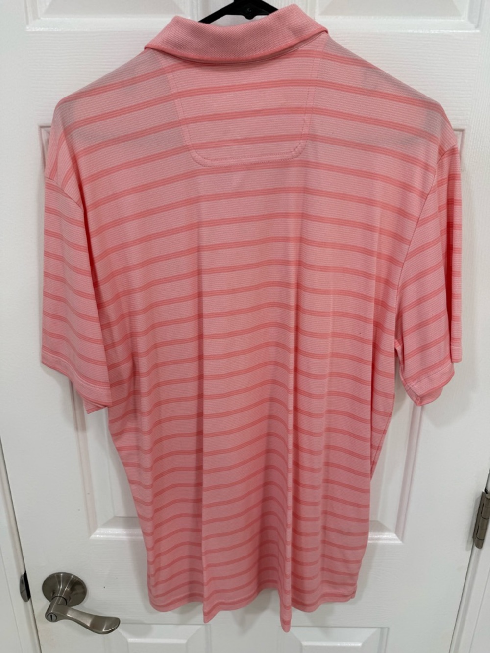 Tommy Bahama Pink Striped Polo - Picture 3 of 3